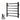 674x620x120mm Square Matte Black Electric Heated Towel Rack 6 Bars - Hera BathwareMatte Black