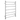 800x600x120mm Round Chrome Electric Heated Towel Rack 7 Bars - Hera BathwareChrome