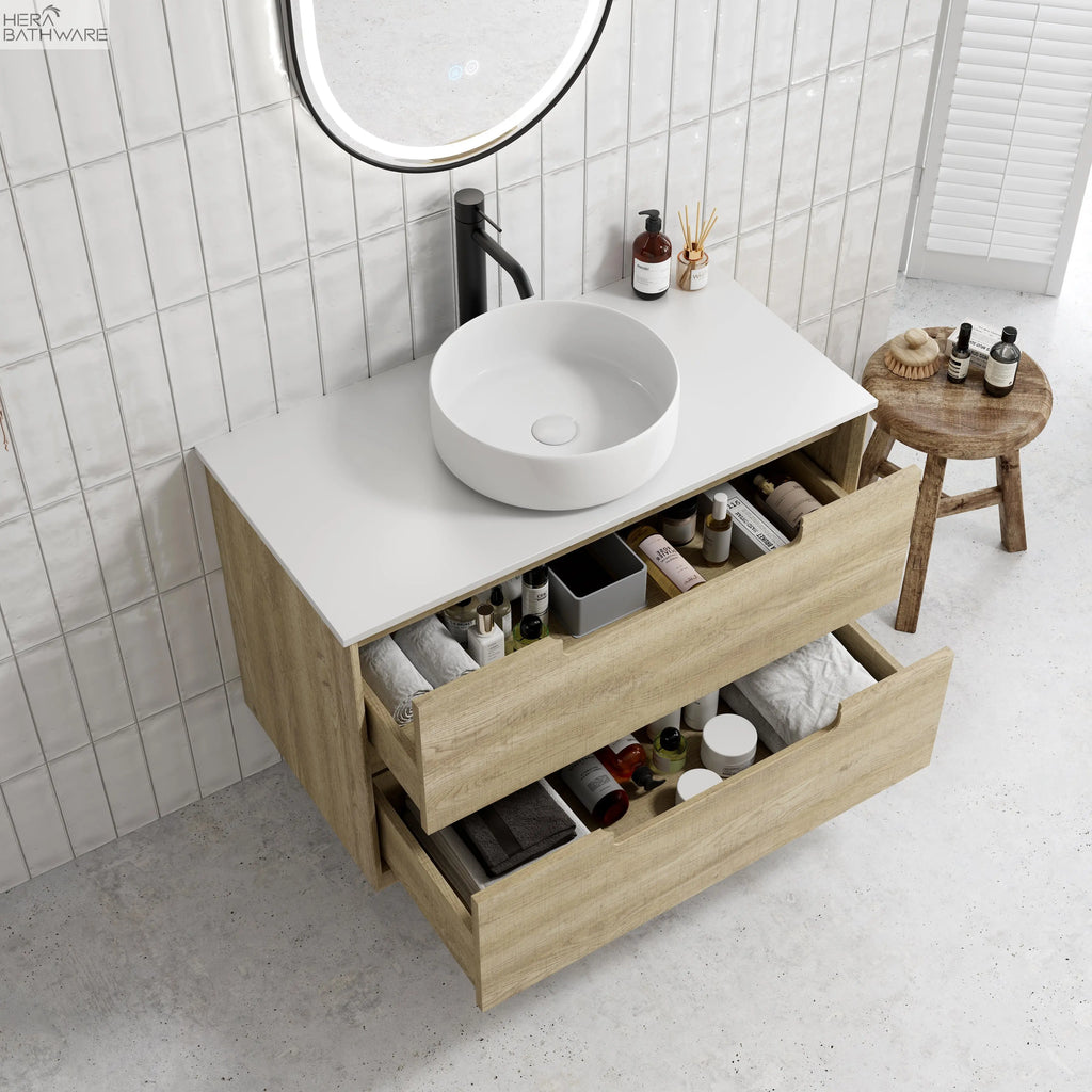 Louis Marco ETA: 20th Sept - Altona Plywood Wall Hung Vanity 900mm | Hera Bathware