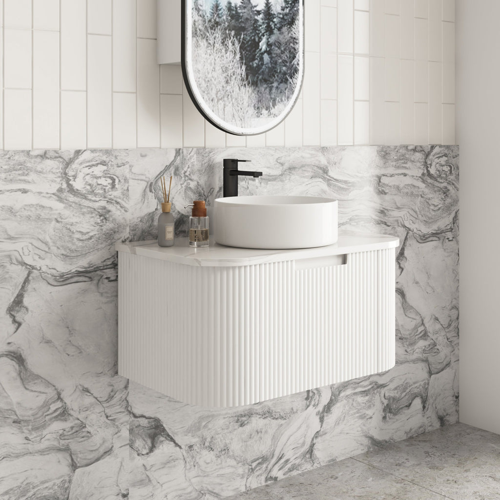 Savio Wall Hung Vanity 750mm - Hera Bathware