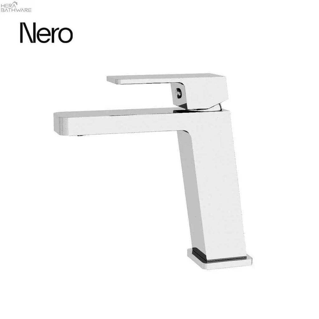 Nero CELIA Basin Mixer Angle Spout - Chrome  at Hera Bathware