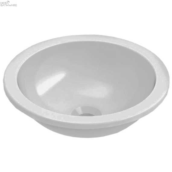 Hera Bathware Emilia Round Compact Vanity Basin 360mm | Hera Bathware