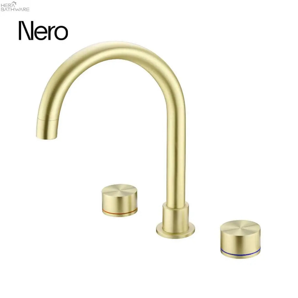 Nero KARA Kitchen Set - Brushed Gold  at Hera Bathware