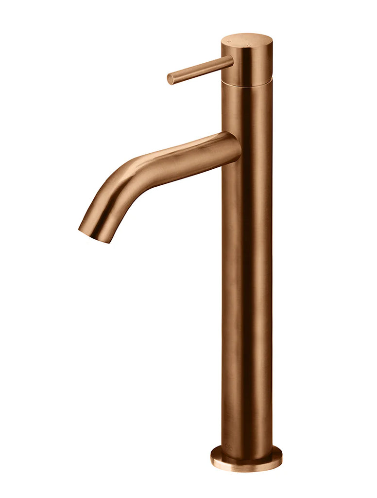 Piccola Tall Basin Mixer Tap with 130mm Spout - Hera Bathware