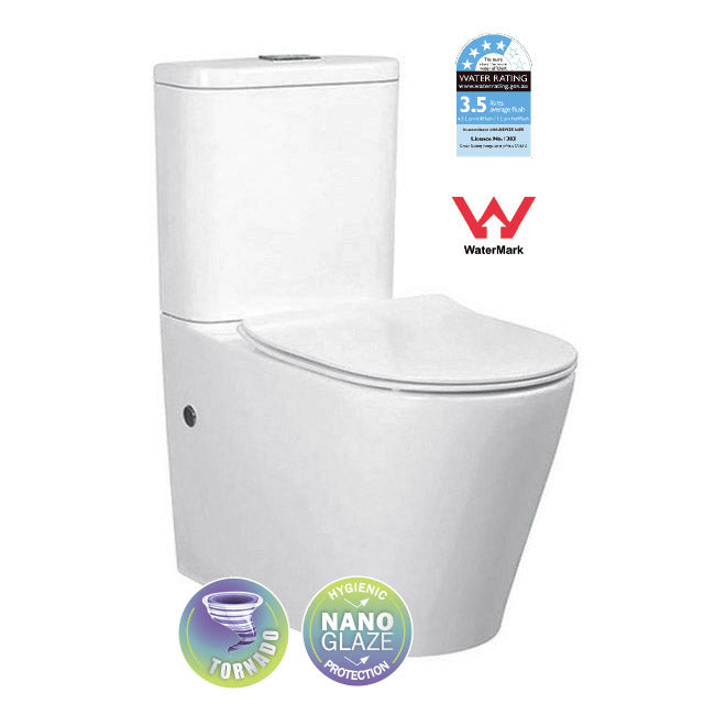 T6088 Back to Wall Toilet Suite - Hera Bathware