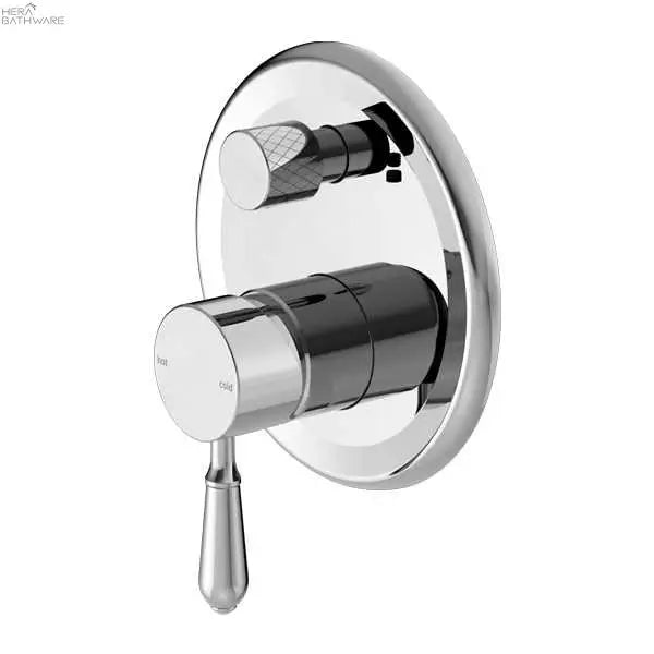 Nero Tapware | YORK Shower Mixer with Divertor | Chrome 418.77 at Hera Bathware