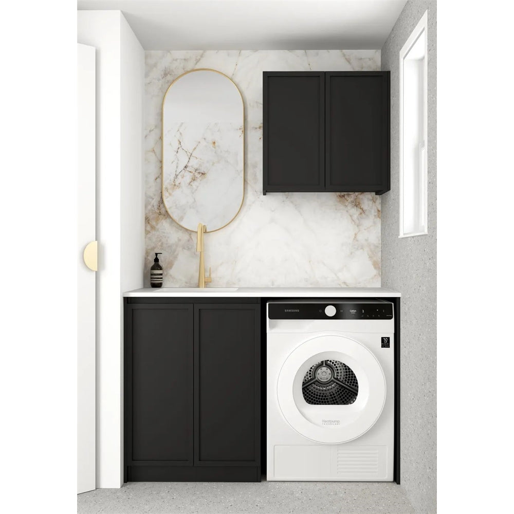 Otti Hampshire Laundry White/Black Kit | 1305*600*2100mm | Hera Bathware