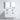 Jasmine White Bathroom Vanity with Unique Square Handle - Hera Bathware600mmCeramic Top