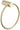 Mica Fluted Towel Ring - Hera BathwareFrench Gold