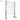 Mirror Polished Floor Standing Heated Towel Rails (240V) - Hera Bathware600(W)*1000(H)mm / 7 BarsChrome
