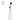 Opal Hand Shower Bracket with Air Shower II | Nero - Hera BathwareGraphite