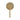 Pentro Brushed Yellow Gold Round Shower Mixer with 65mm Thin Plate - Hera Bathware