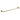 Pentro Brushed Yellow Gold Single Towel Rail 900mm(Cuttable) - Hera Bathware