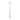 Radiant Flat Vertical Single Heated Towel Bar FVTR (12v) | Radiant - Hera Bathware X Radiant CH - FVTR - 930 | One vertical Heated Rail without HookChampagne
