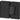 Shower Screen Hinge – Fluted – Glass To Glass - Hera Bathware X Bella Vista FHP180 - 6 - NR - BLK | Matte Black