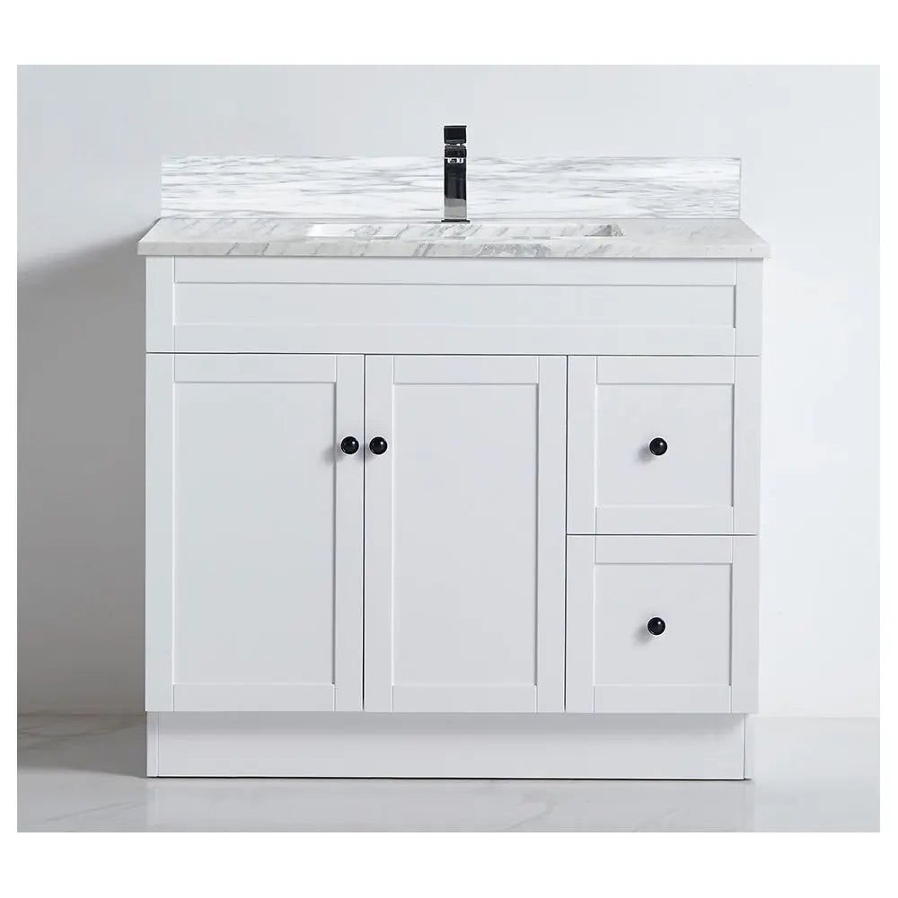 BNK Noble Free Standing 1200mm Satin White Bathroom Cabinet 744.00 at Hera Bathware