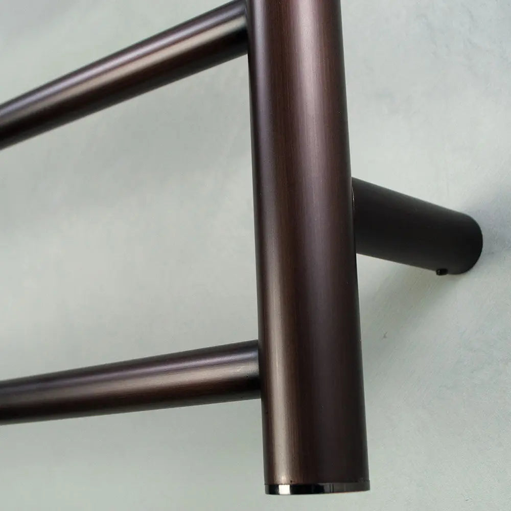 Radiant Oil Rubbed Bronze Round Heated Ladder Towel Rails (240V)  at Hera Bathware