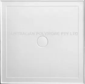 Polymore Square Shower Base - SMC with SLATE FINISHED  900/1200mm 297.00 at Hera Bathware