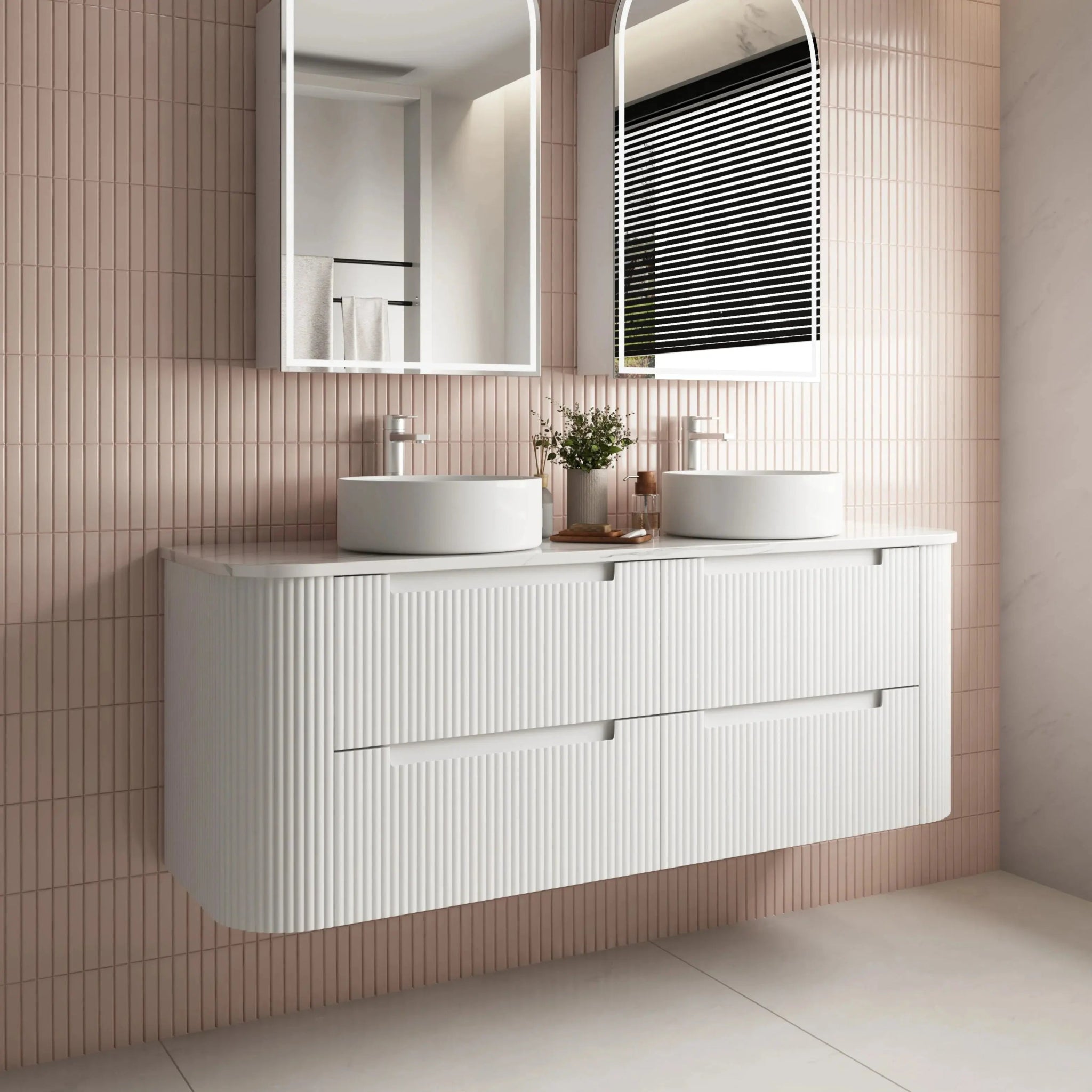 Linkaa Vanity Elevate Your Space: Aulic's Premium Wall-Hung Vanities at Hera Bathware