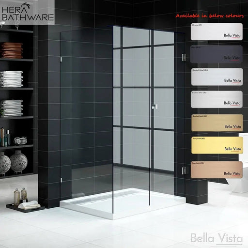 Frameless shower screen - Hera Bathware