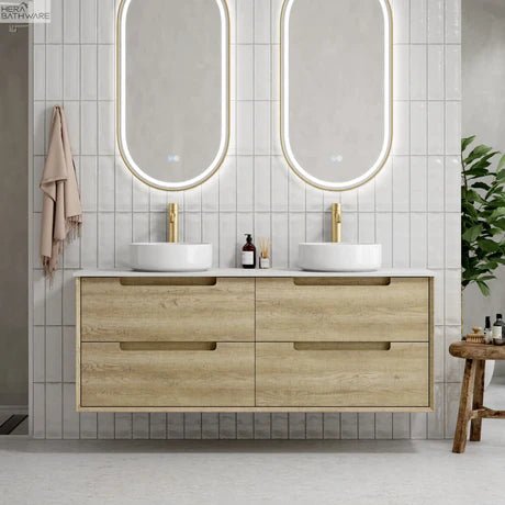Timber Look Bathroom Vanity - Hera Bathware