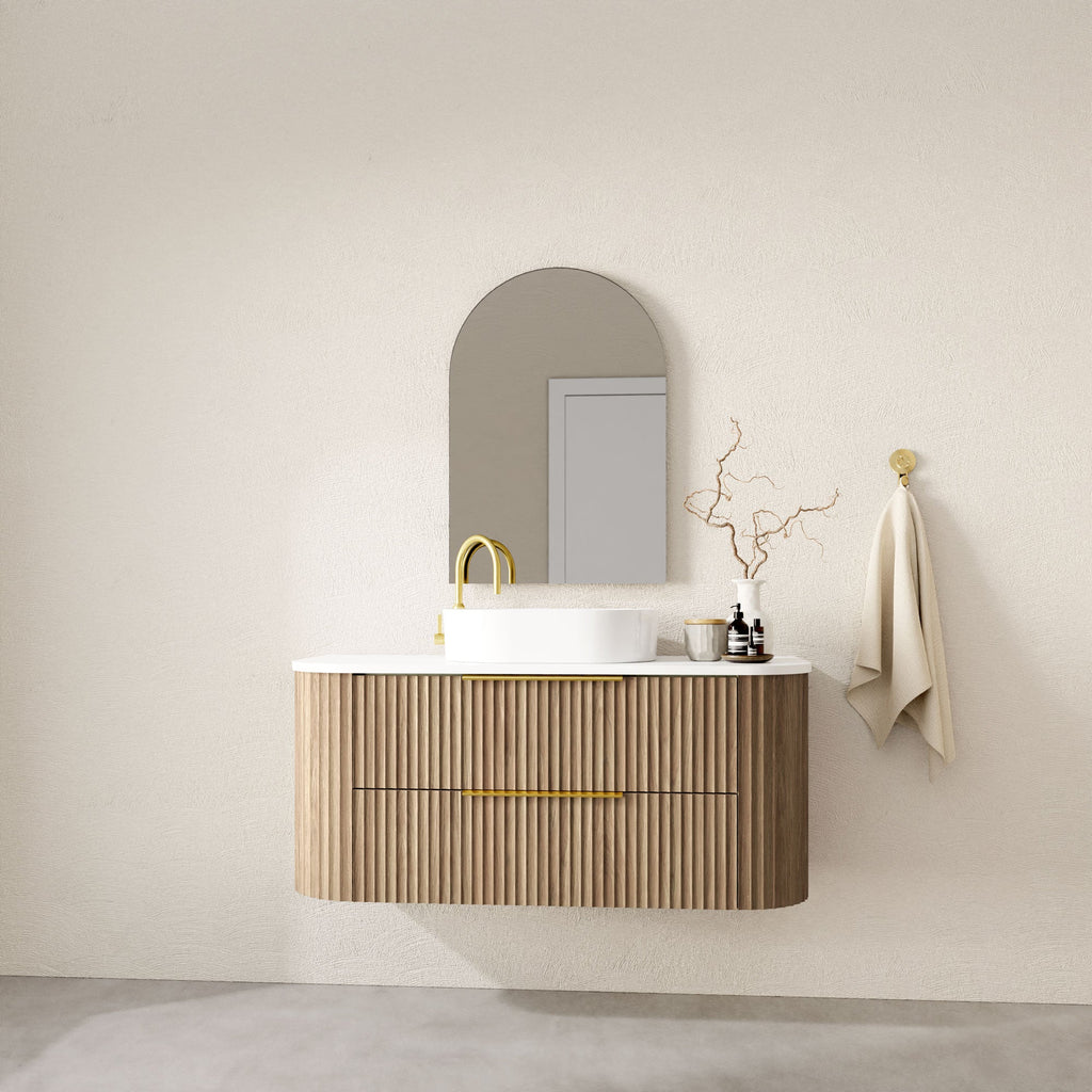 2 Drawers | The Shore Bathroom Wall Hung Vanity 750/900/1200/1500/1800mm - Hera Bathware750mmSymphony Top