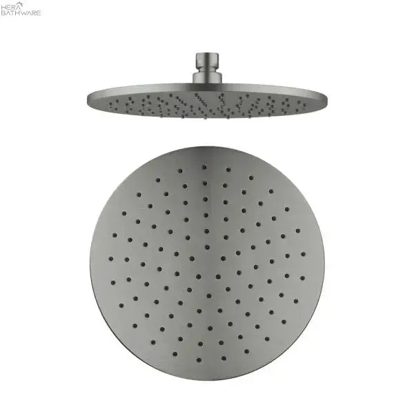 250MM Round Shower Head - Hera BathwareGun Metal