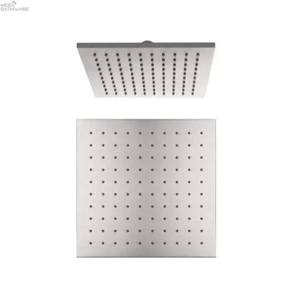 250MM Square Shower Head - Hera BathwareBrushed Nickel