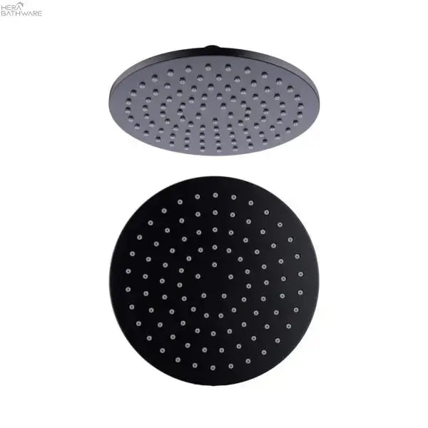 300MM Round Shower Head - Hera BathwareMatte Black