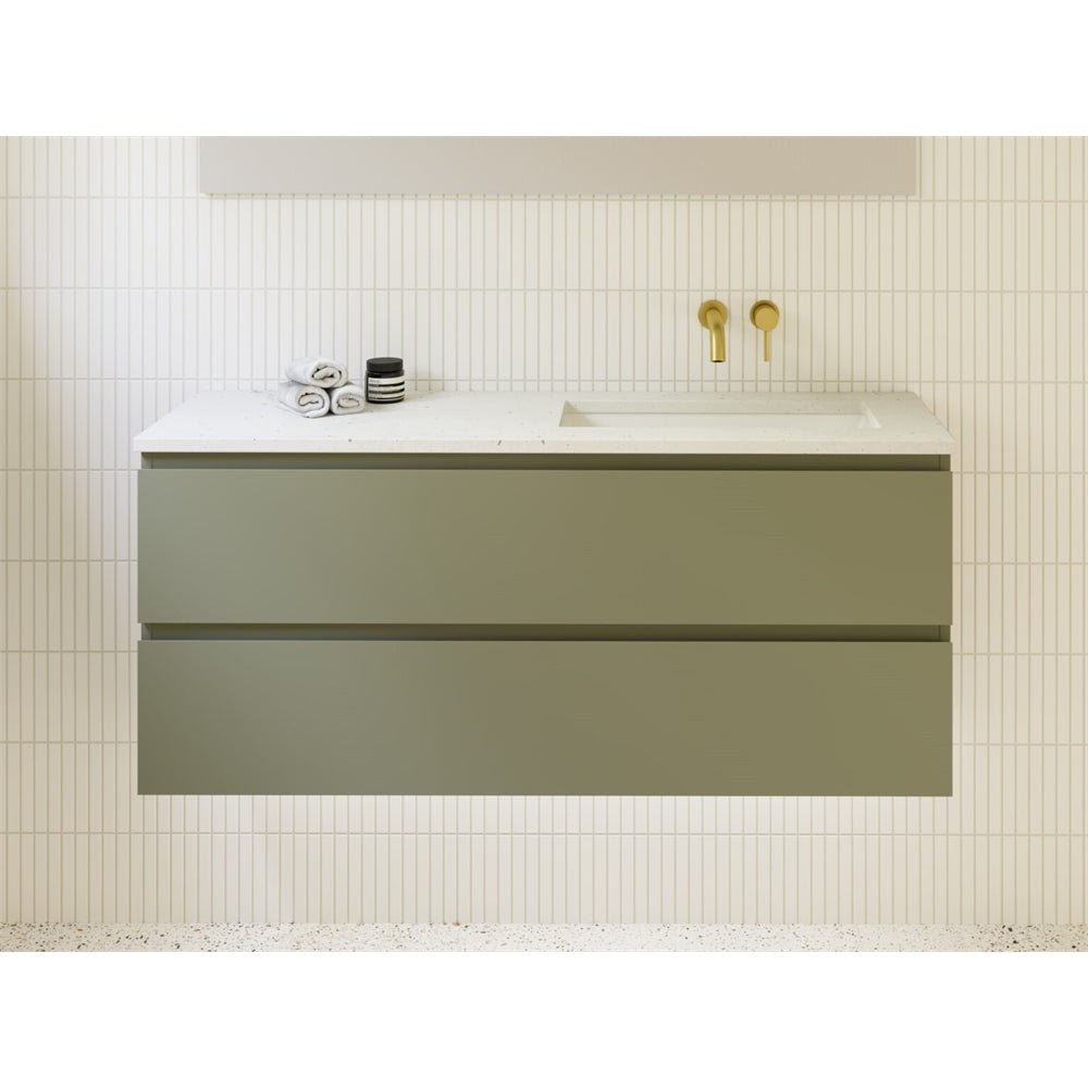 360mm Depth | Billie Vanity Collection 450mm - 1500mm Cabinet only - Hera Bathware450mmCenter Bowl