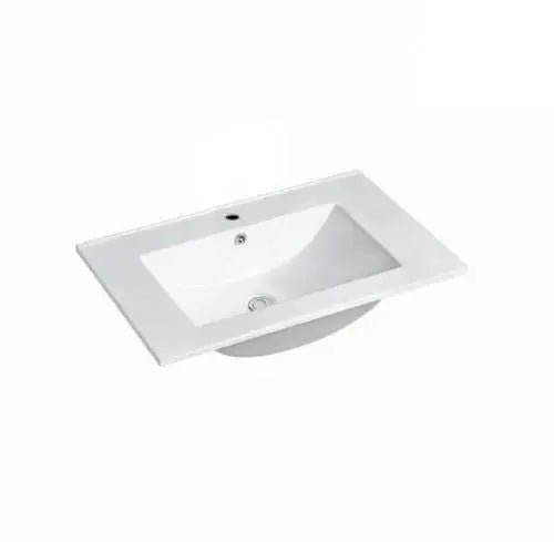 600mm Crystal Ceramic Basin - Top - Hera Bathware