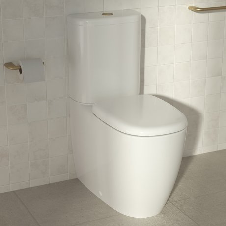 CONTURA II Cleanflush® wall faced close coupled toilet suite - Hera Bathware