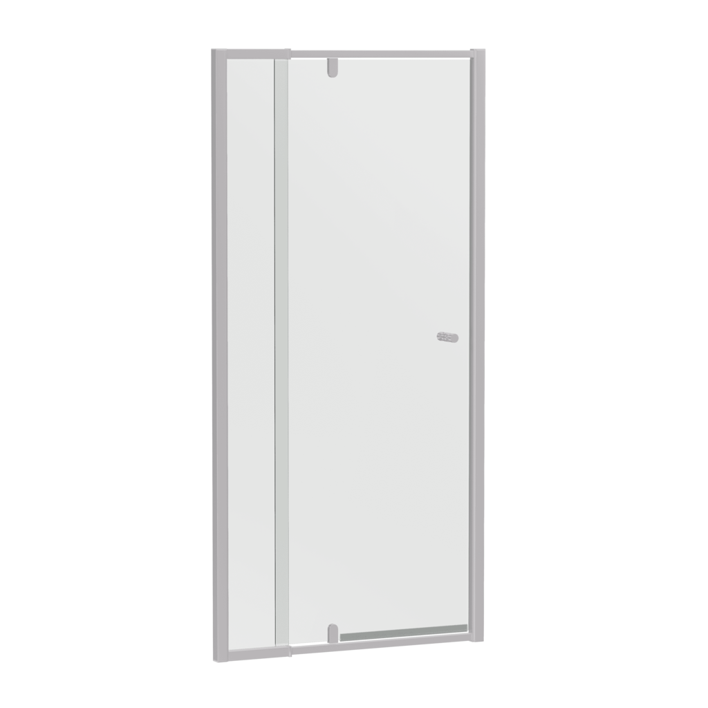 6mm Semi - Frameless Pivot Screen Chrome | Convex - Hera Bathware820 - 900mm