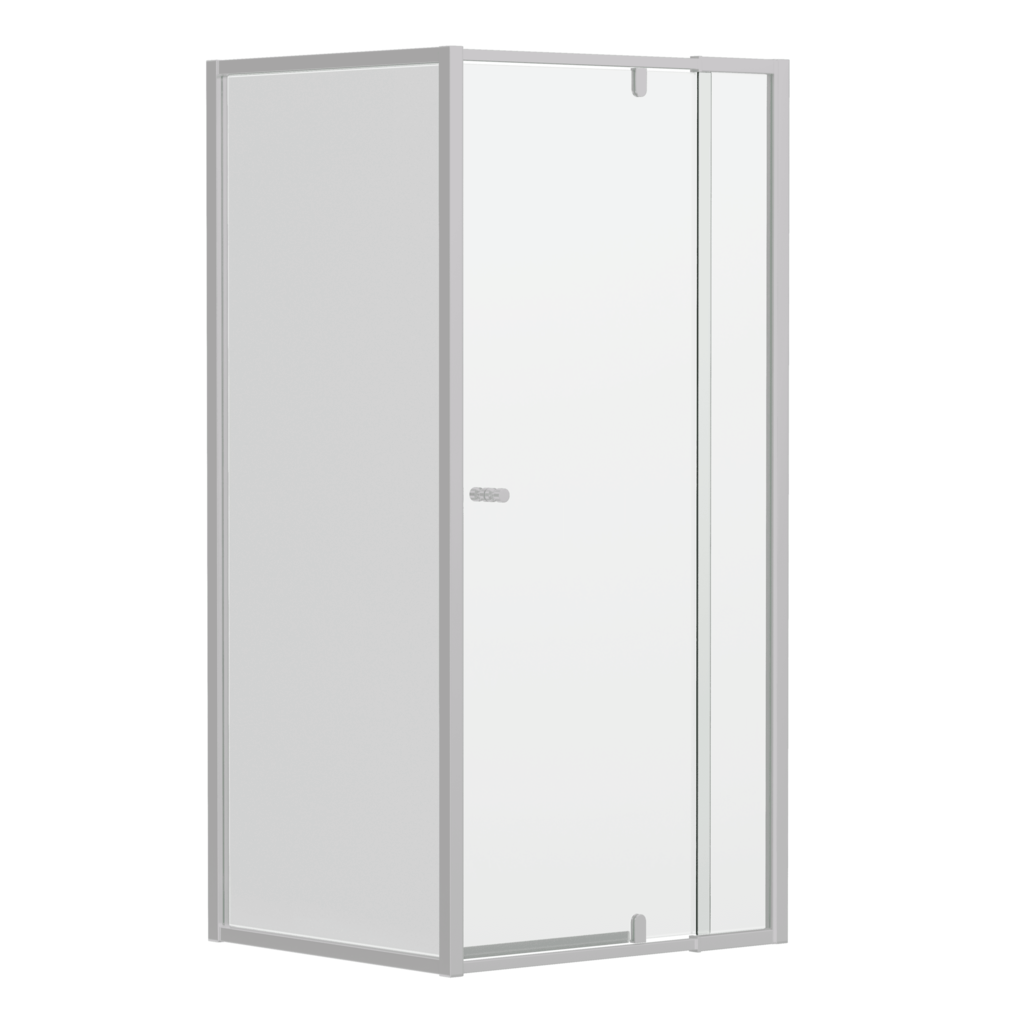 6mm Semi - Frameless Pivot Screen Chrome | Convex - Hera Bathware820 - 900mm