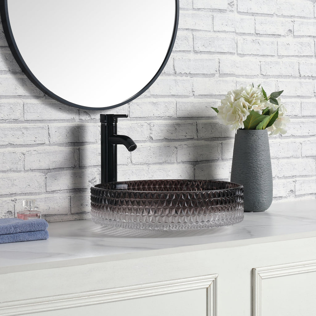 BNK Murano Two Tone - Glass Above Counter Basin | Hera Bathware
