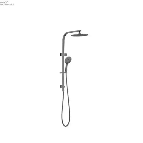 Nero BIANCA Shower Set Round Head - Gun Metal  at Hera Bathware