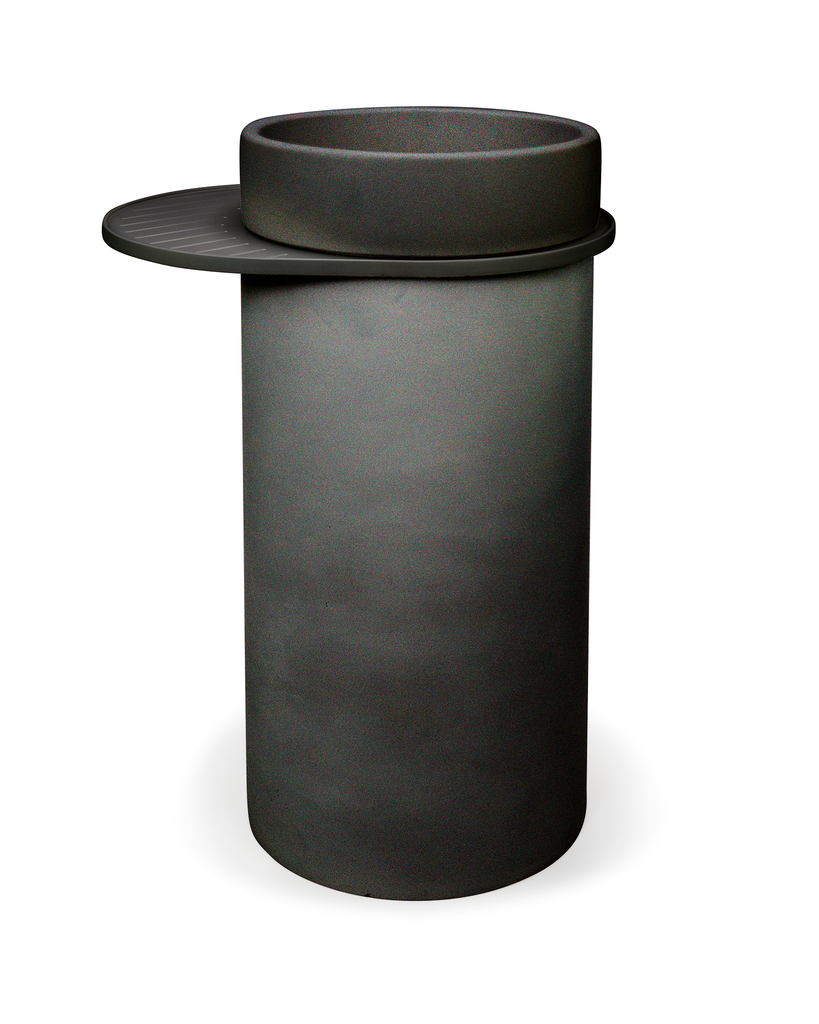 Noodco Australia Cylinder - Bowl Basin (Charcoal) | Hera Bathware