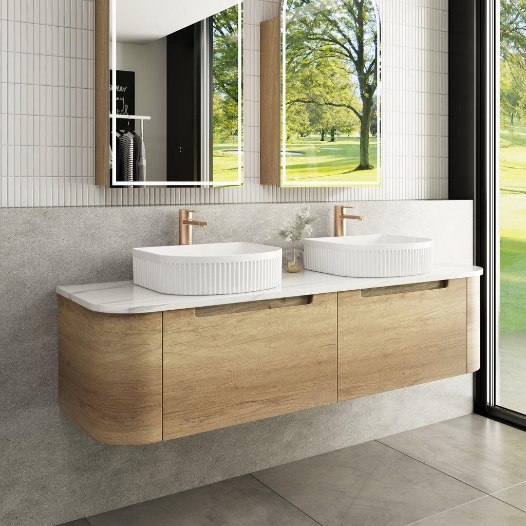 Carita Wall Hung Vanity 1500mm - Hera Bathware