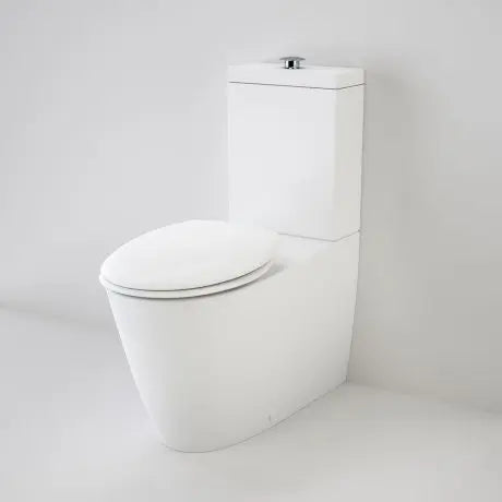Caroma Care 800 Cleanflushed® Wall faced toilet suite with Double Flap Seat - with GERMGARD® 2350.00 at Hera Bathware