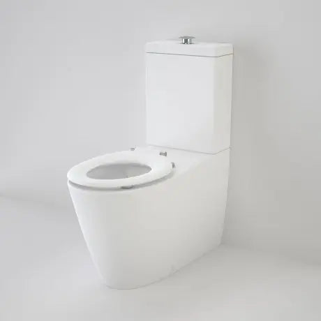 Caroma Care 800 Cleanflushed® Wall faced toilet suite with single flap seat - with GERMGARD® 2350.00 at Hera Bathware