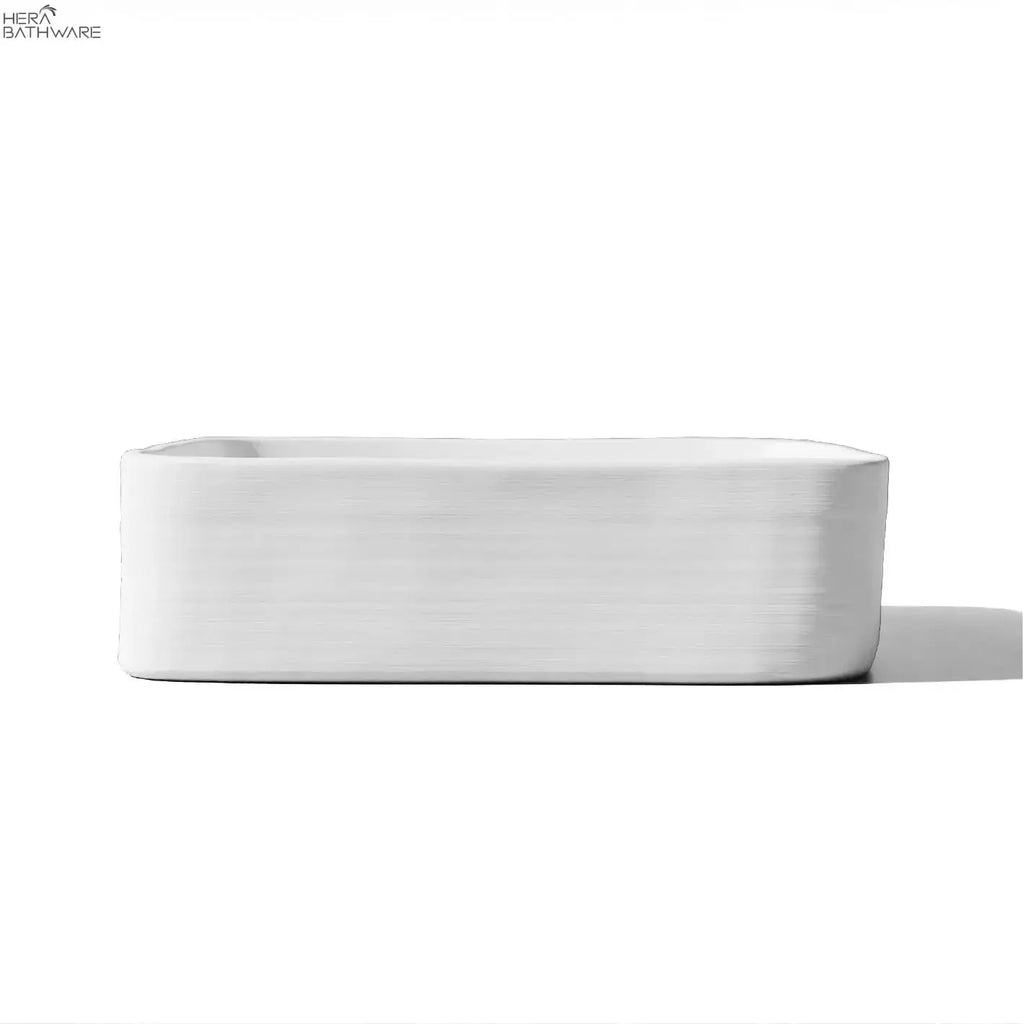 nood co. Cast Basin - Wall Hung (Ivory) | Hera Bathware