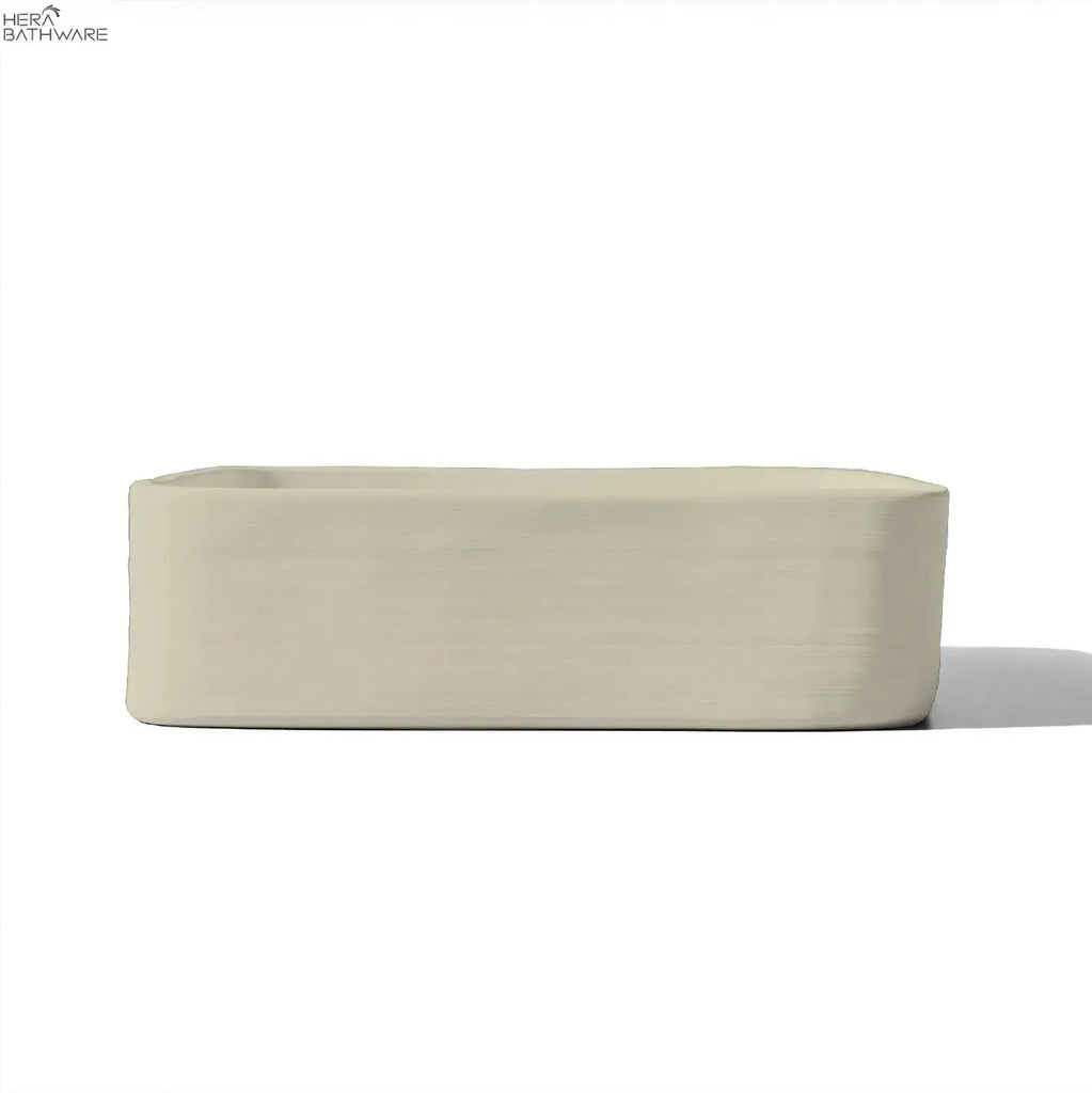 nood co. Cast Basin - Wall Hung (Sand) | Hera Bathware