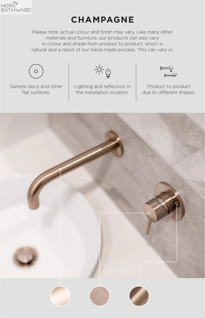 Meir Circular Wall Taps - Polished Chrome | Hera Bathware