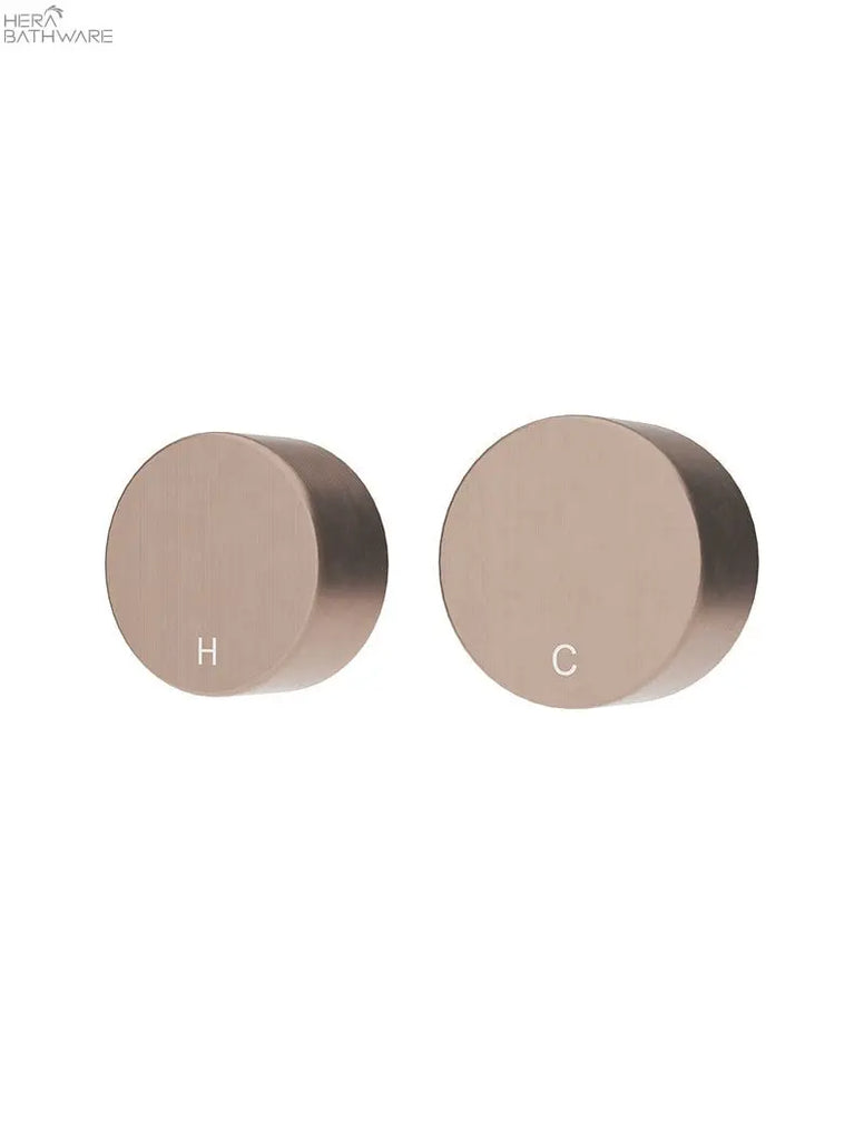 Meir Circular Wall Taps - Polished Chrome | Hera Bathware