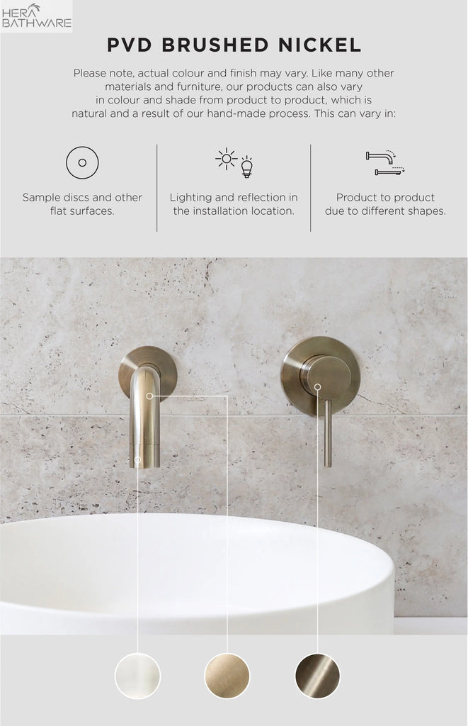 Meir Circular Wall Taps - Polished Chrome | Hera Bathware