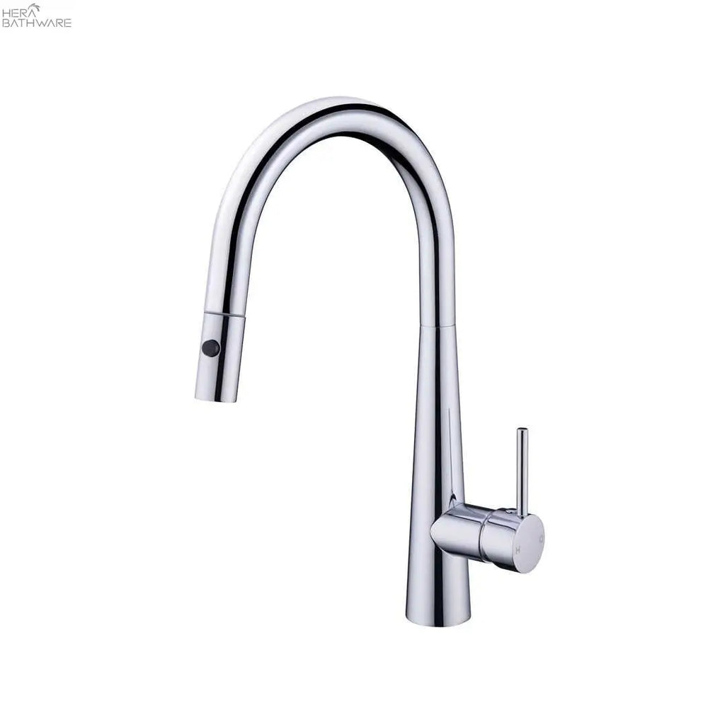 Nero DOLCE Pull-Out Sink Mixer with Vegie spray function - Chrome  at Hera Bathware