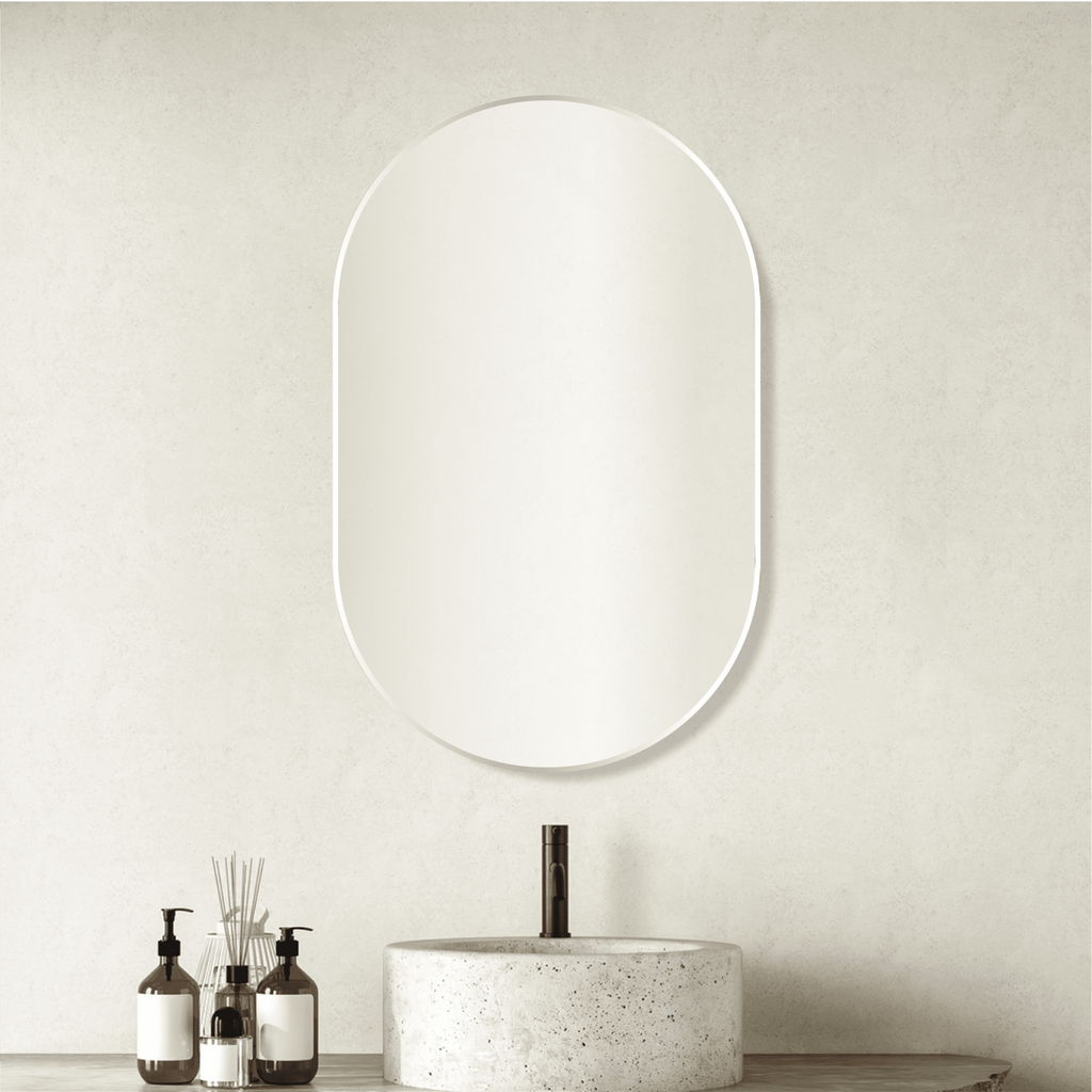 Convex FRAMED OVAL MIRROR 460*900 (Copy) | Hera Bathware