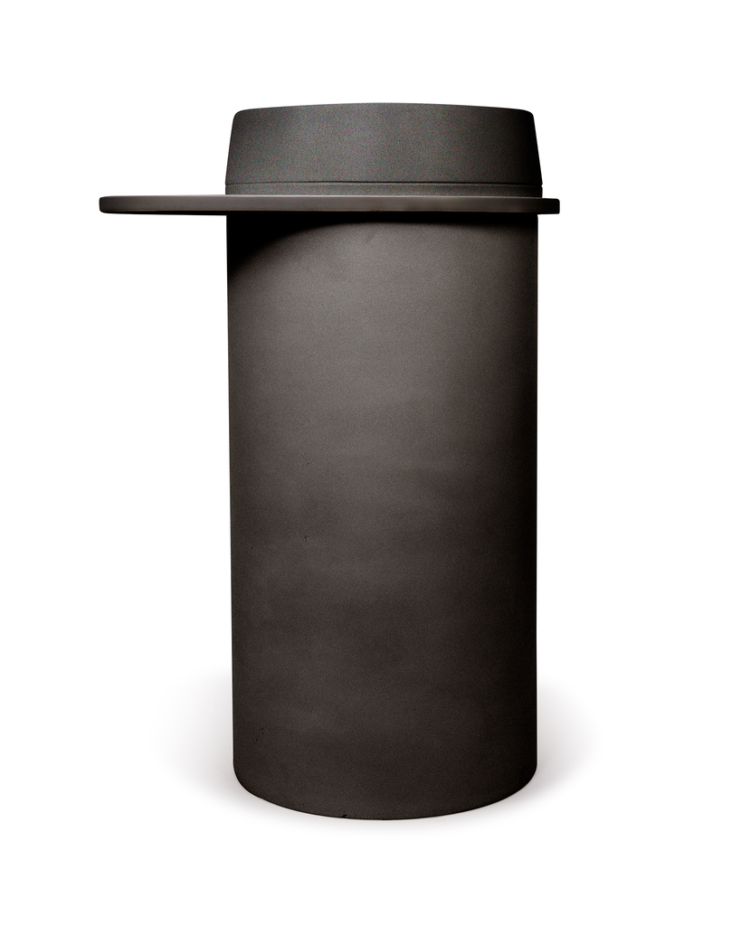 Noodco Australia Cylinder - Funl Basin (Charcoal) | Hera Bathware