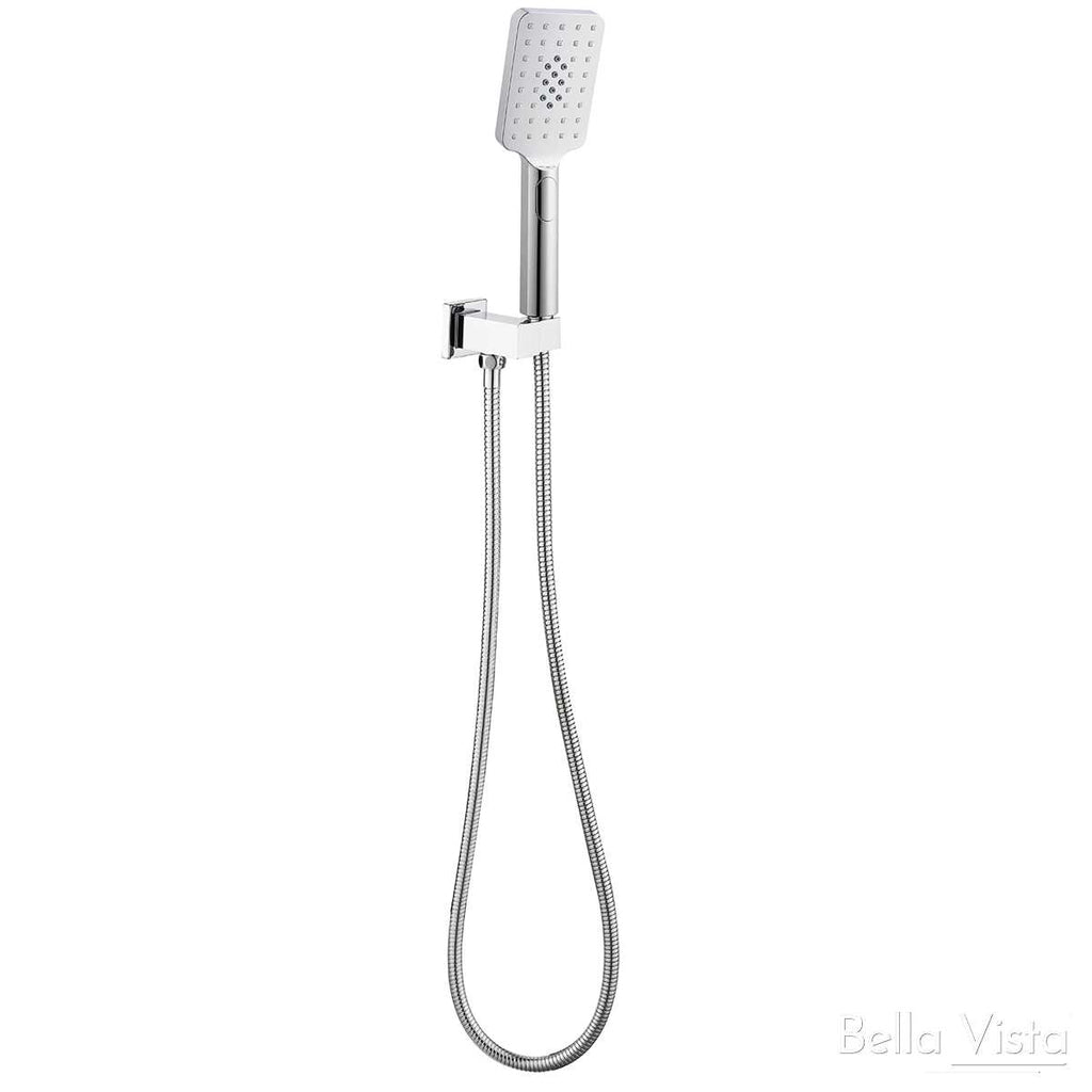 Bella-Vista Handheld - Square Shower Head with Wall Bracket 98.00 at Hera Bathware