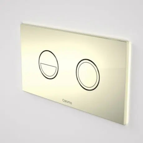 Caroma INVISI SERIES II® Round dual flush Plate & Buttons  at Hera Bathware